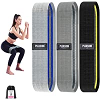Bandas Elasticas Gluteos Musculacion- Antideslizante Tela Bandas de Resistencia para Mujeres- Hombres- Cintas Elasticas…